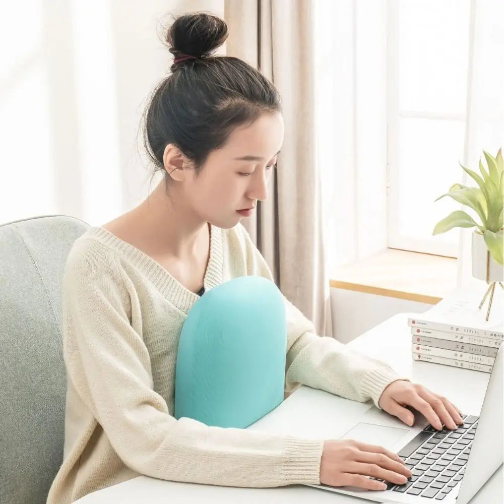 Portable Sponge Nap Pillow Macaron Color Soft Neck Pillow Multifunction Cervical Support Travel Sleeping Pillow Office Beauty World Shop