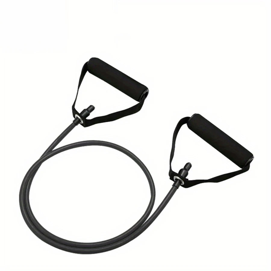 1pc 4-Level Resistance Bands with Handles for Home Workouts and Strength Training - Perfect for Yoga, Pilates,and fitness equipm Beauty World Shop