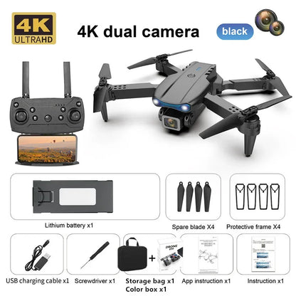 E99 K3 Pro HD 4K Drone with Dual Camera WiFi FPV Aerial Photography RC Quadcopter High Hold Mode Beauty Fashion