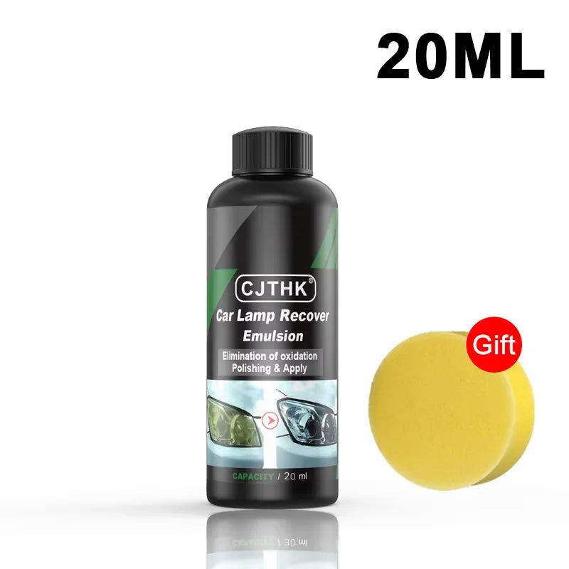 Car Headlight Restoration Polishing Kits Headlamp Scratch Remover Repair Cleaning Paste Remove Oxidation Headlight Polish Liquid Beauty World Shop