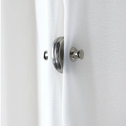 4/8Pairs Curtain Magnetic Button Detachable Curtain Fix Fastener Clip Prevent Light Adjustment Window Screen Close Magnet Buckle Beauty World Shop
