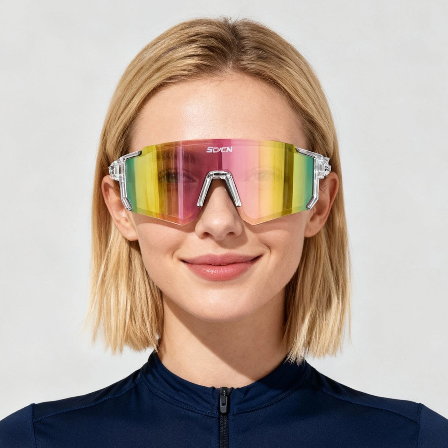 SCVCN Fashion Sunglasses for Men Sport Cycling Glasses Bike Bicycle Hiking Camping Golf UV400 Protection Glasses Women Baseball Beauty World Shop