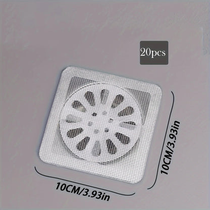 Floor Drain Sticker, Insect-proof Self-adhesive Bathroom Hair Filter Net, Sewer Filter, Kitchen Anti-blocking Mesh Net Beauty World Shop