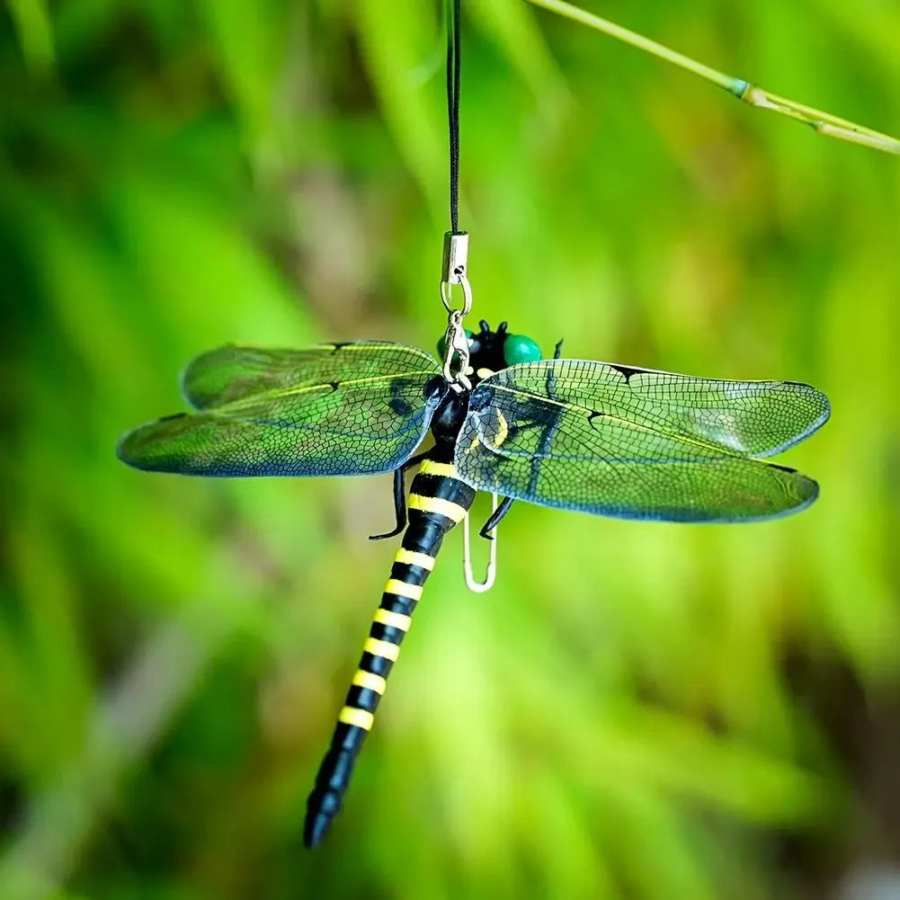 12cm Simulation Dragonfly Outdoor Mosquito Repellent Insect Model Garden Hanging Ornaments Beauty World Shop