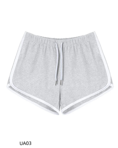 Summer Women's Casual Solid Cotton shorts Yoga Gym Workout Fitness Pants Loose Student Comprehensive Training Short Beauty World Shop