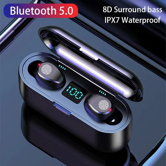 Tws F9 Wireless Esports Earphones, 5.1 Bluetooth Sports Music Earphones, Suitable For Xiaomi, Samsung, Huawei, Iphone, Oppo Beauty World Shop