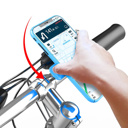 Motorcycle Bike Phone Holder Phone Bracket Vibration Damper Bike Handlebar Navigation Support for 4.7-7.2'' Phone Beauty World Shop