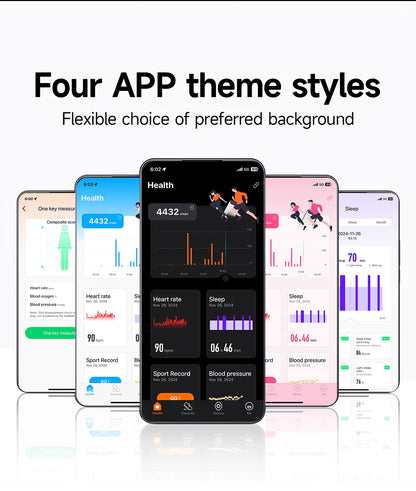 LIGE NO Screen Smart Wristbands With Heart Rate Sleep AI Health Monitor Report Smart Bracelet Incoming Call Notification Watches Beauty World Shop