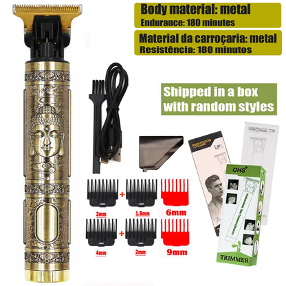 Vintage T9 Hair Clipper Beard Shaving Body Hair Trimmer Clippers Electric Men Haircut Machine 0mm Barber Shaver Beauty World Shop