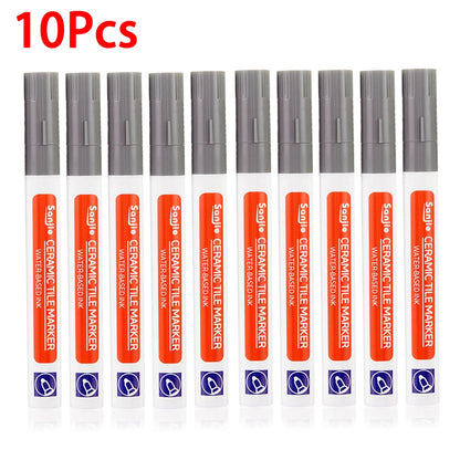 1Pcs Waterproof Ceramic Tile Grout Marker Pen, White Tile Repair Pen with Anti-Mold Filler, Bathroom Floor Tile Gap Cleaning Pen Beauty World Shop