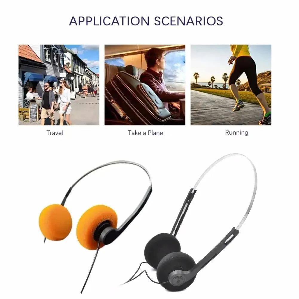3.5MM Retro Nostalgic Earphones, MP3 Earphones, Personalized Walkman Classic Sports CD Photography Props Wired Headphones Beauty World Shop