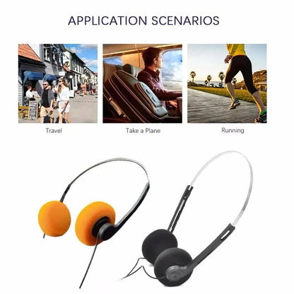 3.5MM Retro Nostalgic Earphones, MP3 Earphones, Personalized Walkman Classic Sports CD Photography Props Wired Headphones Beauty World Shop