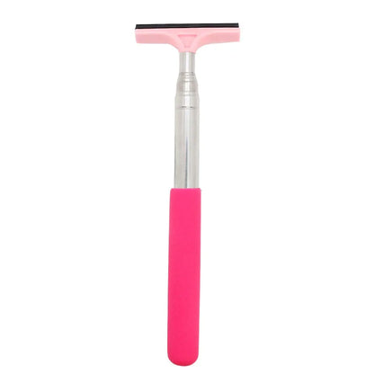 Car Rearview Mirror Wiper Cleaning Tool Auto Glass Mist Cleaner Scraper Car Accessories Handle Telescopic Window Cleaning Brush Beauty World Shop