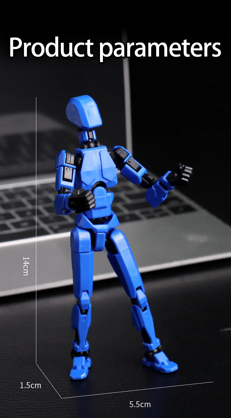 Multi-Jointed Movable Shapeshift Robot 3D Printed Mannequin Dummy 13 Action Figures Toys Kids Adults Parent-children Games gifts Beauty World Shop