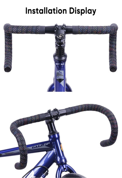 New Road Bike Handlebar Tapes Shock-absorbing Cycling Anti-slip Handlebar Bar Tape Wear-Resistant Bicycle Strap Bikes Belt Beauty World Shop