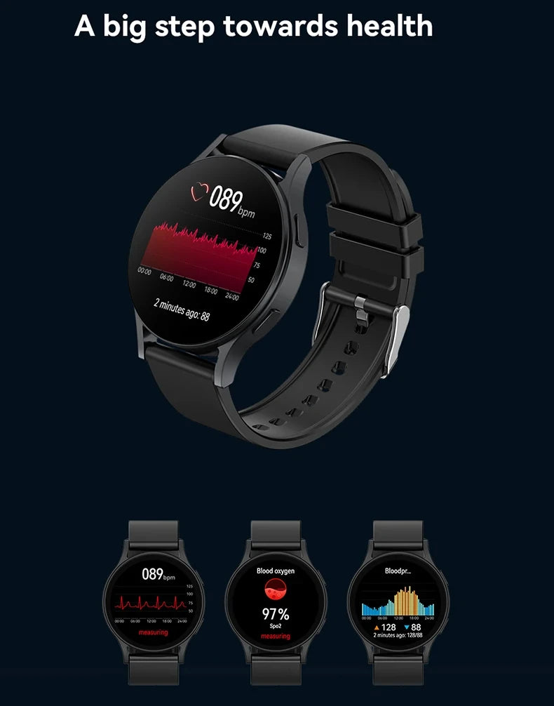 LAXASFIT 2025 New Smart Watch 6 Bluetooth Call Sports Health Monitoring Men Women Smart Watch Gift For Android IOS Beauty World Shop