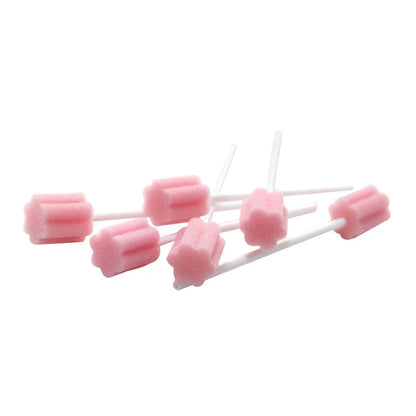 100Pcs Disposable Sponge Stick Multi-function Oral Swabs Single Use Cleaning Accessories Professional Cavity Supply Beauty World Shop