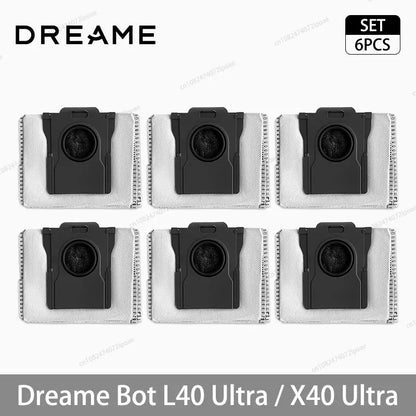 Dreame L40 Ultra / X40 Ultra Vacuum Cleaner Replacement Accessories Main Side Brush HEPA Filter Mop Cloths Dust Bag Spare Parts Beauty World Shop
