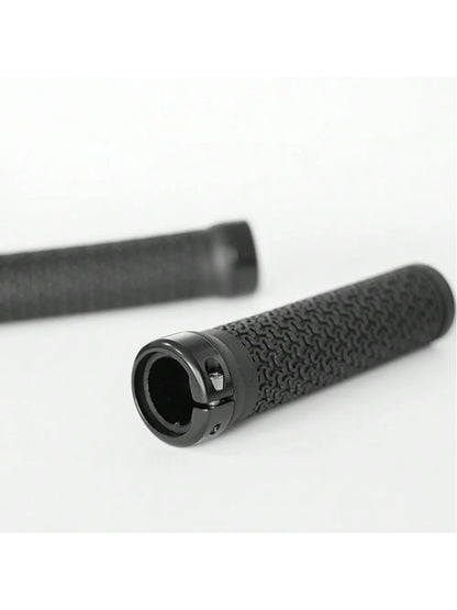 BKPTX Bicycle Handle Bar Grips MTB Mountain Bike Soft Single-sided Locking Handlebar Cover Plug Rubber Non-slip Cycling Grip Beauty World Shop