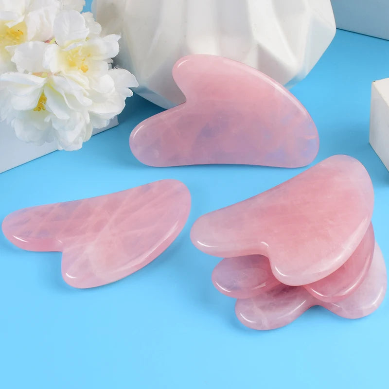 Natural Stone GuaSha Jade Facial Beauty Scraping Massage Tools Firm Skin Care Face Gua Sha SPA Physical Therapy Gue Che Roller Beauty World Shop