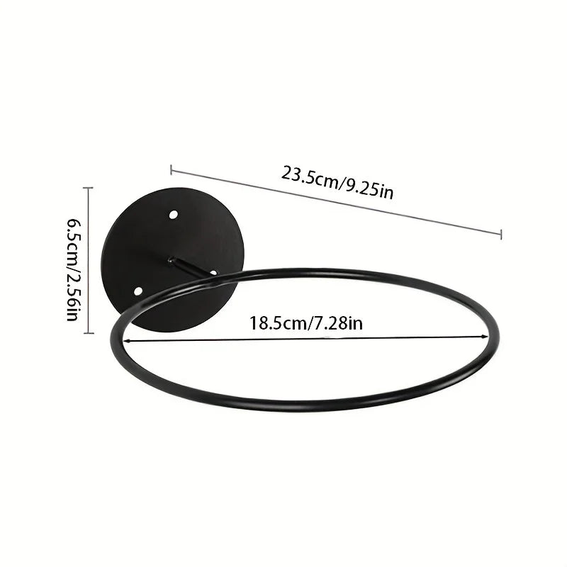 1pc/2pcs Metal Wall Mounted Sports Ball Display Stand For Basketball, Football, Volleyball, Durable Wall Storage Rack Beauty World Shop