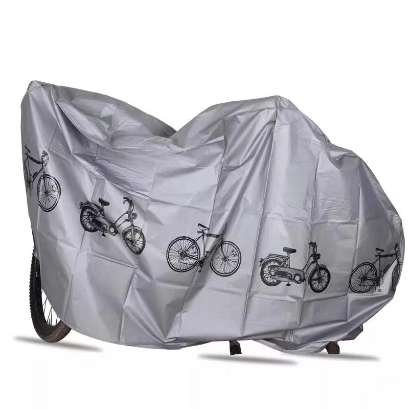 PEVA Material Mountain Bike Cover, Waterproof, Rainproof, Dustproof, Sunshade, Outdoor, Bicycle Accessories, 200*100cm Beauty World Shop
