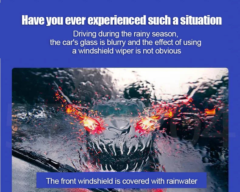 Car Glass Anti-rain Water Spray Repellent Nano Coating Hydrophobic Waterproof Agent Oil Film Removing  Auto Glass Film Agent Beauty World Shop
