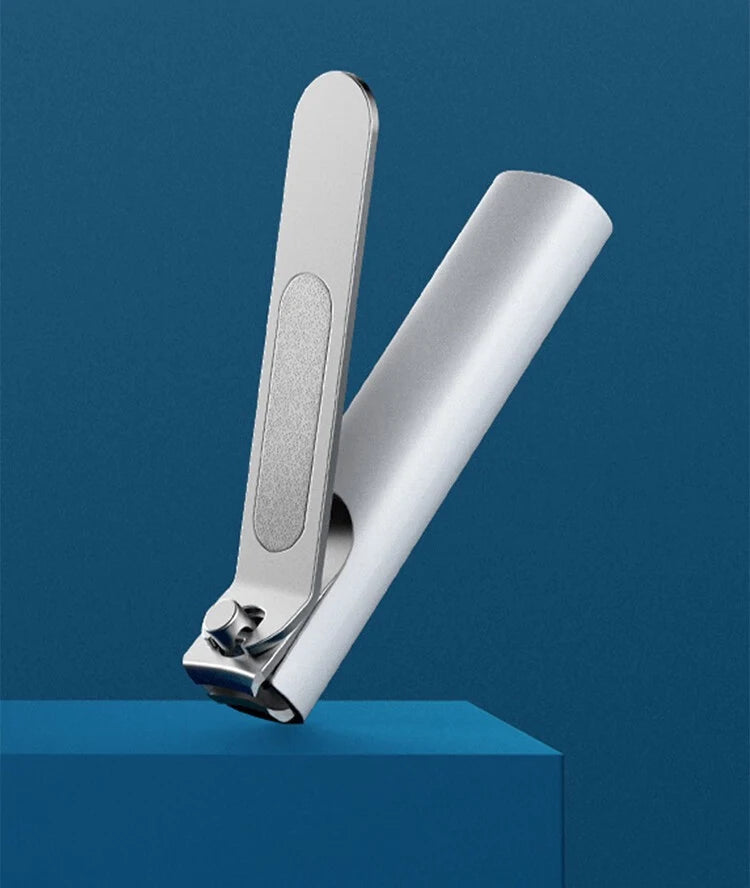 Mijia Anti-Splash Nail Clipper 420 Stainless Steel Sharp Durable Portable Pedicure Trimmer Nails File with Storage Shell Beauty World Shop