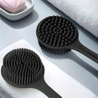 3-piece Bath brush set Soft silicone bath brush with non-slip handle, easy to clean and rinse, perfect for use in the bath Beauty World Shop