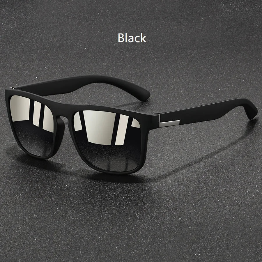 Fashion Vintage Square Sunglasses Men Women Fishing Driving Man Luxury Brand Designer Sun Glasses Anti-Glare Retro Eyewear Beauty World Shop