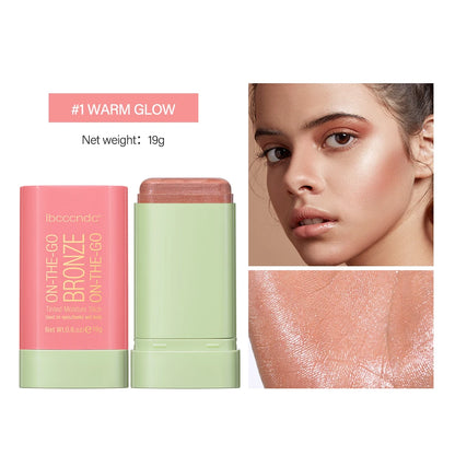 Make Up Functional Blush Stick Easy Color Rouge Blusher Cream Waterproof High Color Rendering Brightening Skin Tone Hot Beauty World Shop
