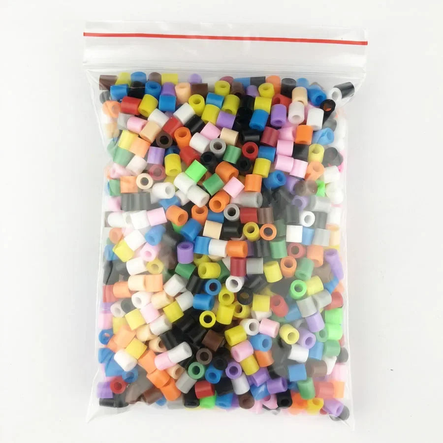 500pcs 5mm Hama Beads Perler Fuse Iron Beads GREAT KID FUN.Diy Intelligence Educational Toys Puzzles Beauty World Shop
