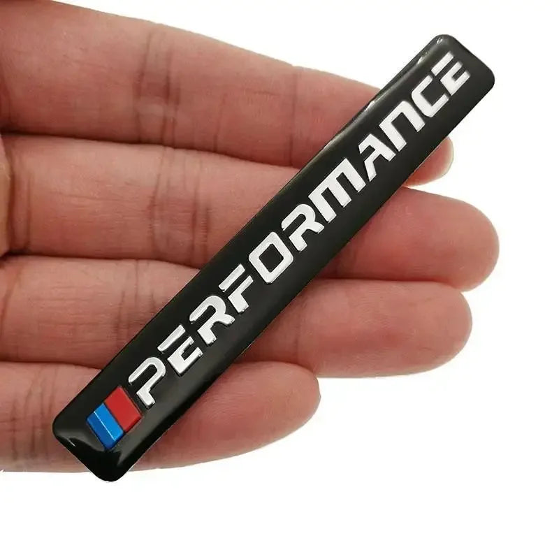 4Pcs Car Decal Logo Badge Auto Parts Sticker Not Easy To Fall Waterproof Power Performance Car Sticker Beauty World Shop