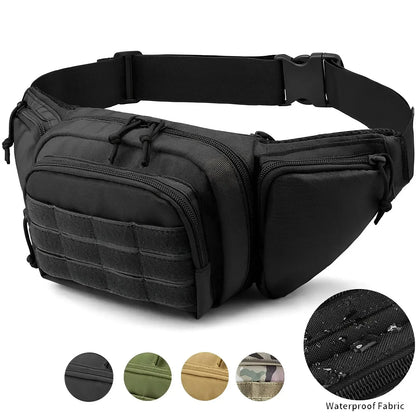 Packs for Men Nylon Shoulder Hiking Tactical Multi-function Waist Pack Fanny  Mobile Phone Bag Sports High-capacity Waist Bag Beauty World Shop