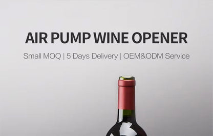 Portable Handheld 2-in-1 Air Pressure Wine Opener with Air Pump And Cork Remover Foil Cutter Compact Desktop Cicerone for Party Beauty World Shop