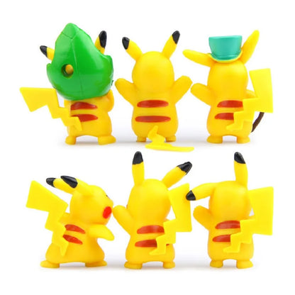 18pcs/set Pokemon Pikachu Action Figure Animation Cute Doll Collection PVC Model Toys Beauty World Shop
