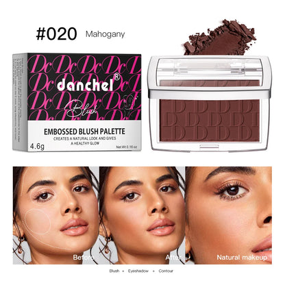 Face Blusher Matte Natural Cheek Tint Brighten Face Pink Red Face Contouring Cosmetics Blush Powder Soft Female Makeup Beauty World Shop
