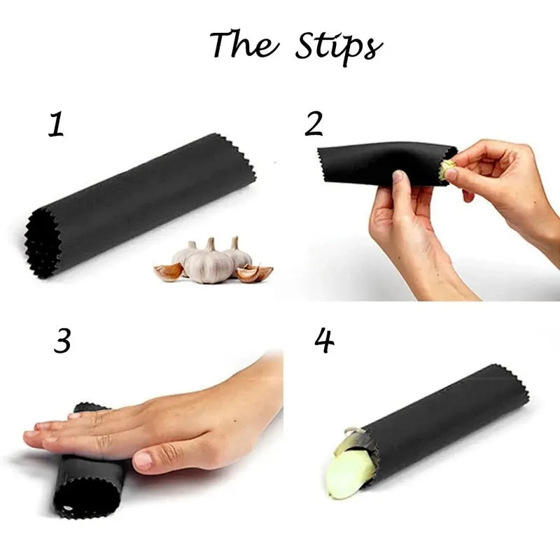Garlic Stripper Tube Peeling Garlic Peeling Silicone Garlic Peeler Peel Easy Useful Easy Kitchen Tools Non-toxic Safety Gadget Beauty Trend Shop
