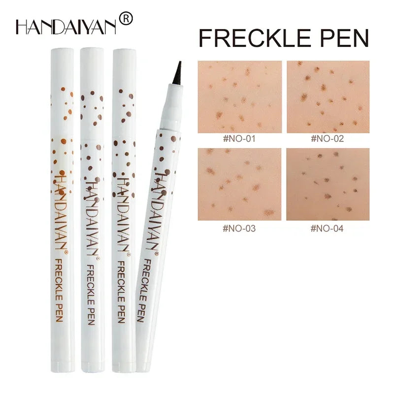 1PC Face Fake Freckles Pen Natural Waterproof Lifelike Fake Freckles Pen for Long Lasting Look Dot Spot Pen Makep Tool Cosmetic Beauty World Shop