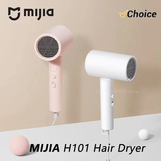 MIJIA Anion Hair Dryer H101 Portable Negative Ion Hair Care Professional Quick Dry 220V Home Travel Foldable Hair Dryers Beauty World Shop