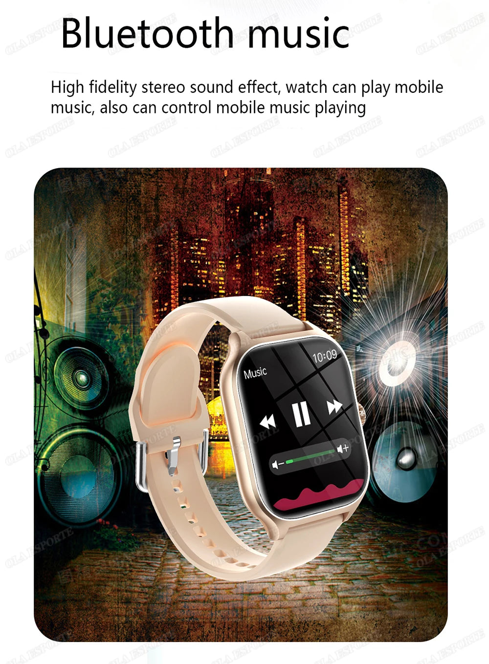 Smart Watch For Android IOS Watches 1.83inch HD Display Bluetooth Call Message Alert Music Sports Mode Smartwatch Men Women Gift Beauty World Shop