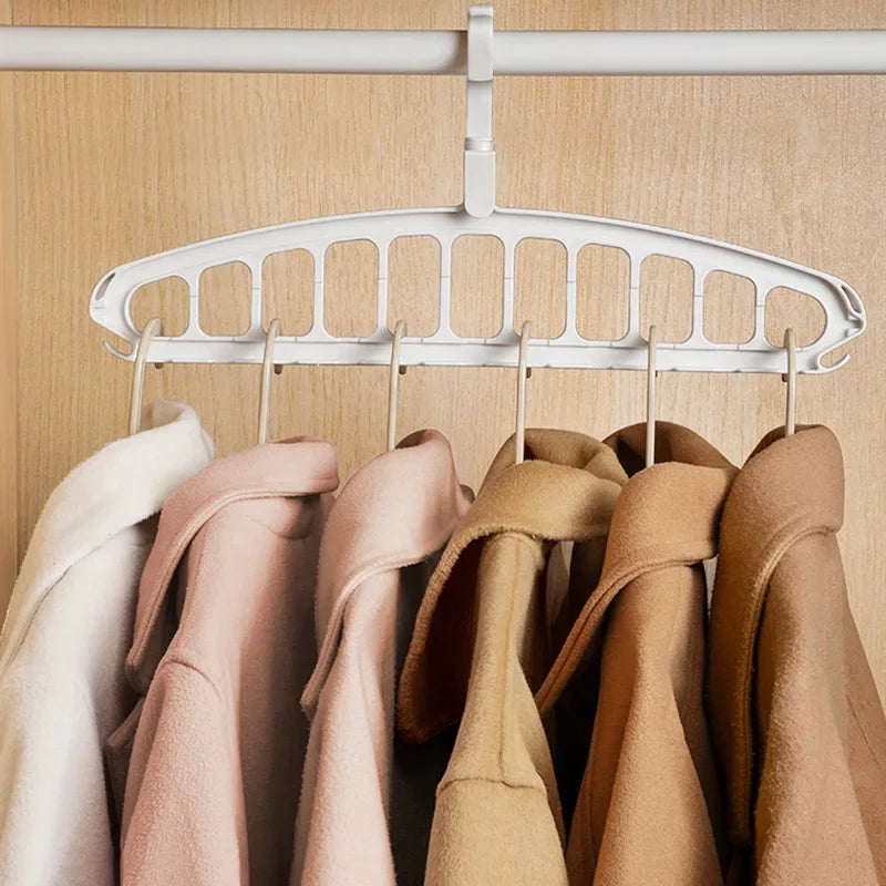 New Clothes Hanger Closet Organizer Space Saving Hanger Multi-port Clothing Rack Plastic Scarf Storage hangers for clothes Beauty World Shop