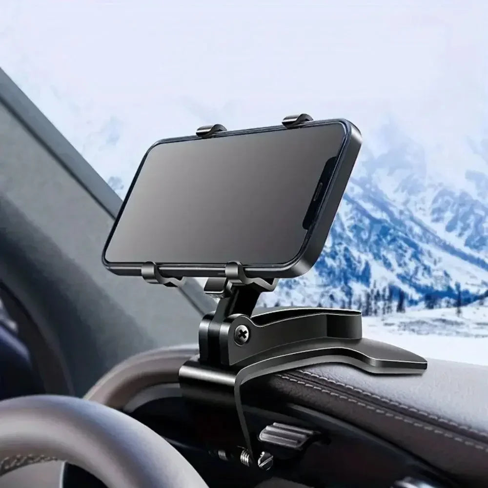 2025 New Universal 360° Rotation Car Phone Holder Stand Dashboard Car Clip Mount GPS Bracket Car Mobile Phone Support in Car Beauty World Shop
