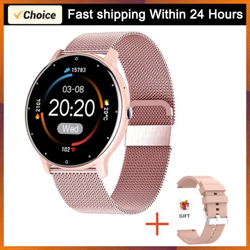 LIGE 2026 Smart Watch Women Men Ladies Gift Sport Fitness Men Watches Heart Rate Monitor Waterproof Smartwatch For Android IOS Beauty World Shop