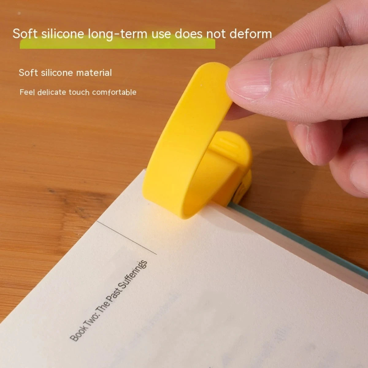 Automatic Bookmark, Silicone Reading Bookmark, Colorful Bookmark, Ideal Gift For Book Lovers, Essential Reading Accessory, For A Beauty World Shop