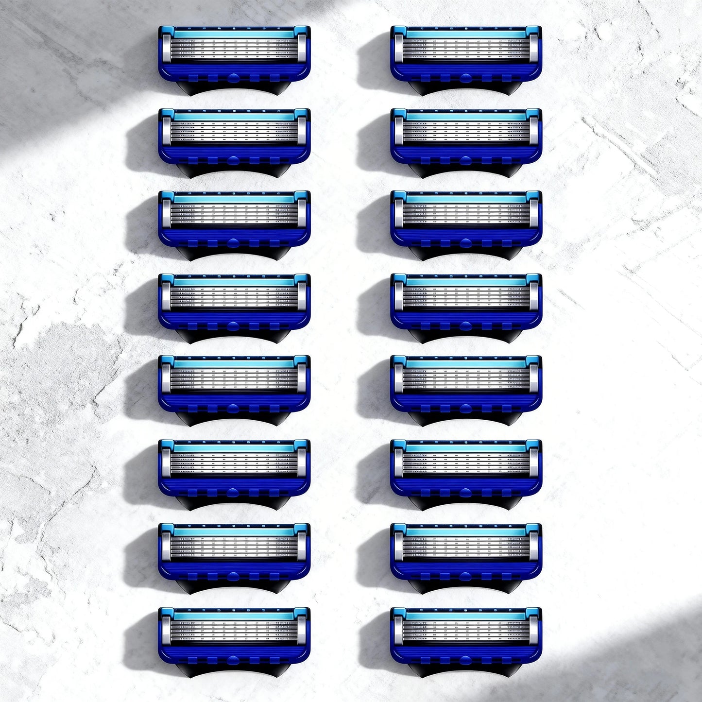 Manual Shaving For Men Replace Head Five Layer Blade Eight Comfortable Shaving Blades The Latest Blue No Skin Damage Uncharged Beauty World Shop