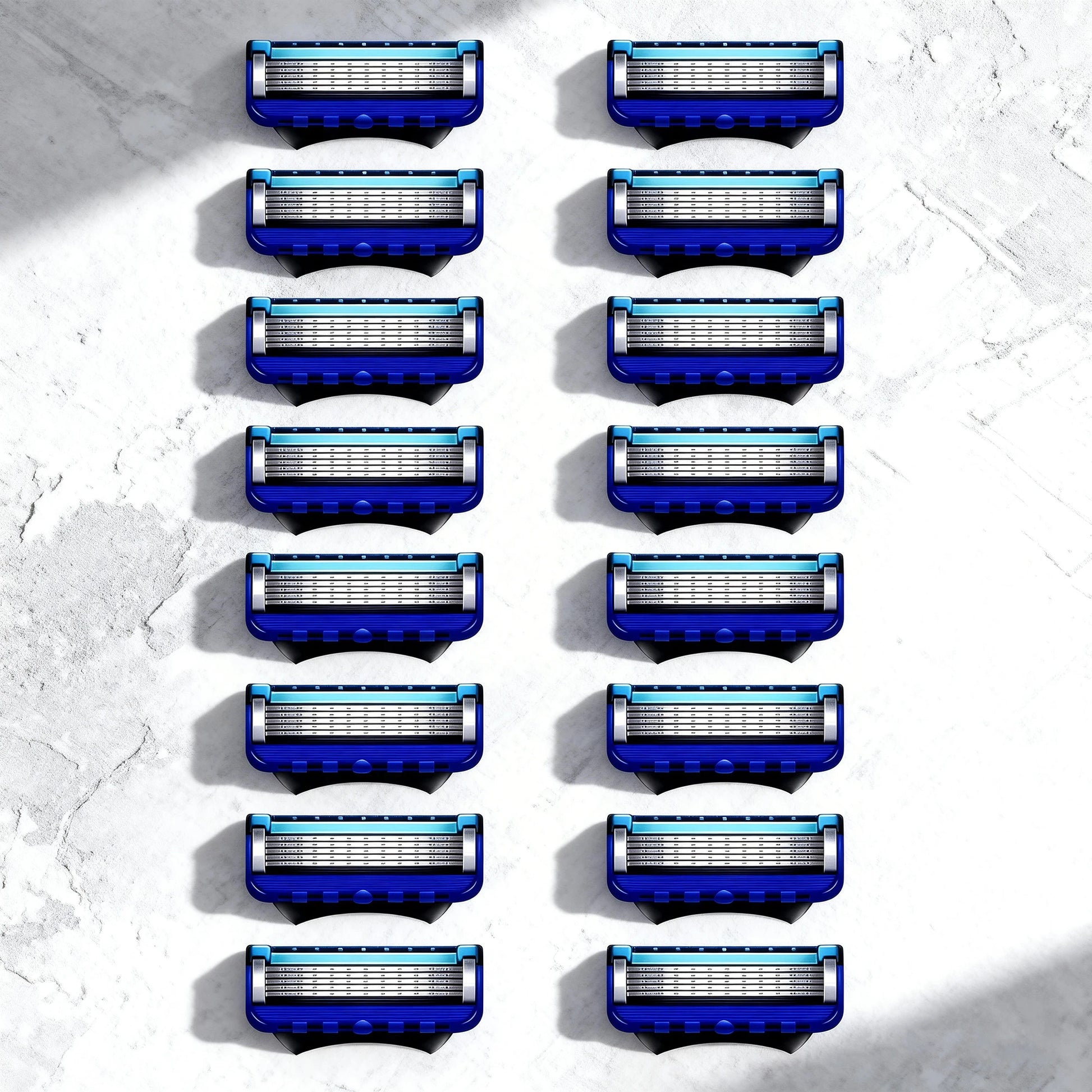 Manual Shaving For Men Replace Head Five Layer Blade Eight Comfortable Shaving Blades The Latest Blue No Skin Damage Uncharged Beauty World Shop