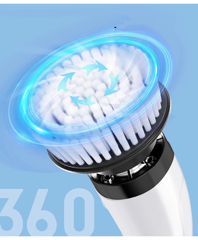 Household Multipurpose Electric Cleaning Brush Cordless Spin Scrubber Kitchen Gadgets Hair Brushes Bathroom Broom Toilet Mops