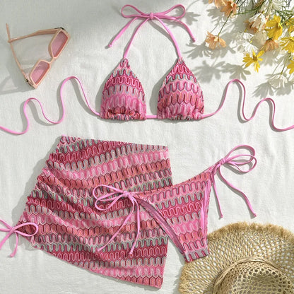 Sexy Bikinis 2026 Female Swimsuits Women's Three-Piece Swimwear Beach Swim Wear Bathing Suits Brazilian Bikini Set Pool Bather Beauty World Shop