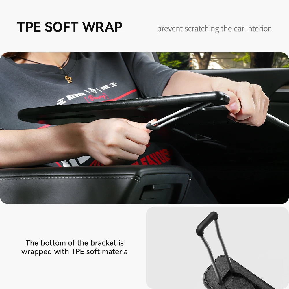 YZ For Tesla Model 3 Highlan Modle Y X S 2018-2026  Steering Wheel Laptop Tray Travel Desk Portable Office Table Car Accessories Beauty World Shop
